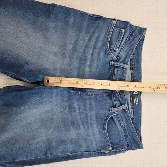 Lee Jeans Women's 12M (W32 L29) Blue Stretch Denim Straight Regular Fit EUC LN - Picture 6 of 16